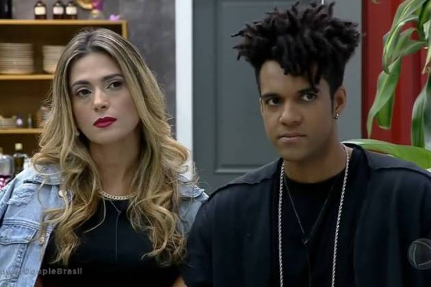 Nadja e D'Black (Foto: reprodução RecordTV)