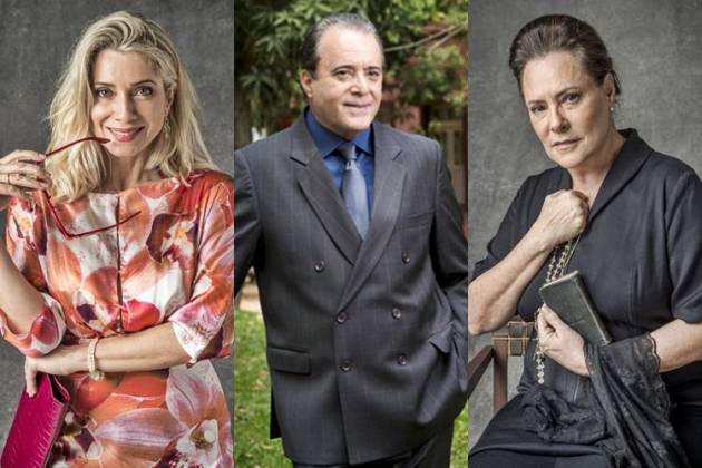 O Sétimo Guardião - Marilda - Olavo - Mirtes (Globo/João Cotta)