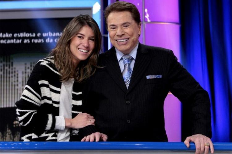 Rebeca Abravanel e Silvio Santos - Divulgação/SBT