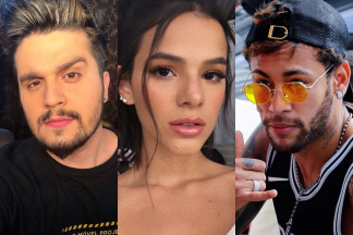 Luan Santana, Bruna Marquezine e Neymar - Reprodução:Instagram
