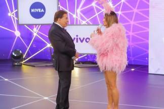 Silvio Santos e Claudia Leitte - Reprodução/SBT