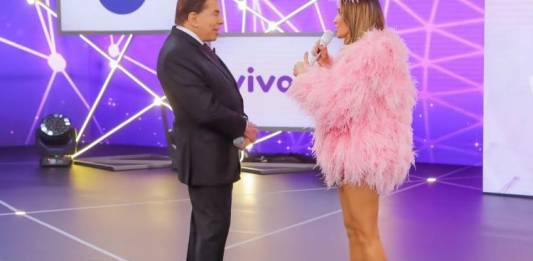 Silvio Santos e Claudia Leitte - Reprodução/SBT