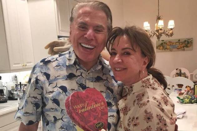 Silvio Santos e Iris Abravanel/Instagram