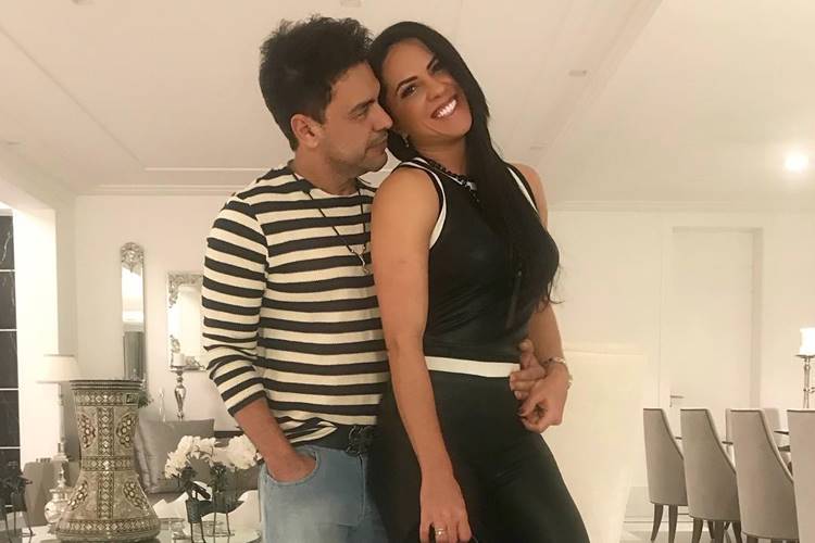 Com click romântico, Zezé Di Camargo se declara para Graciele Lacerda