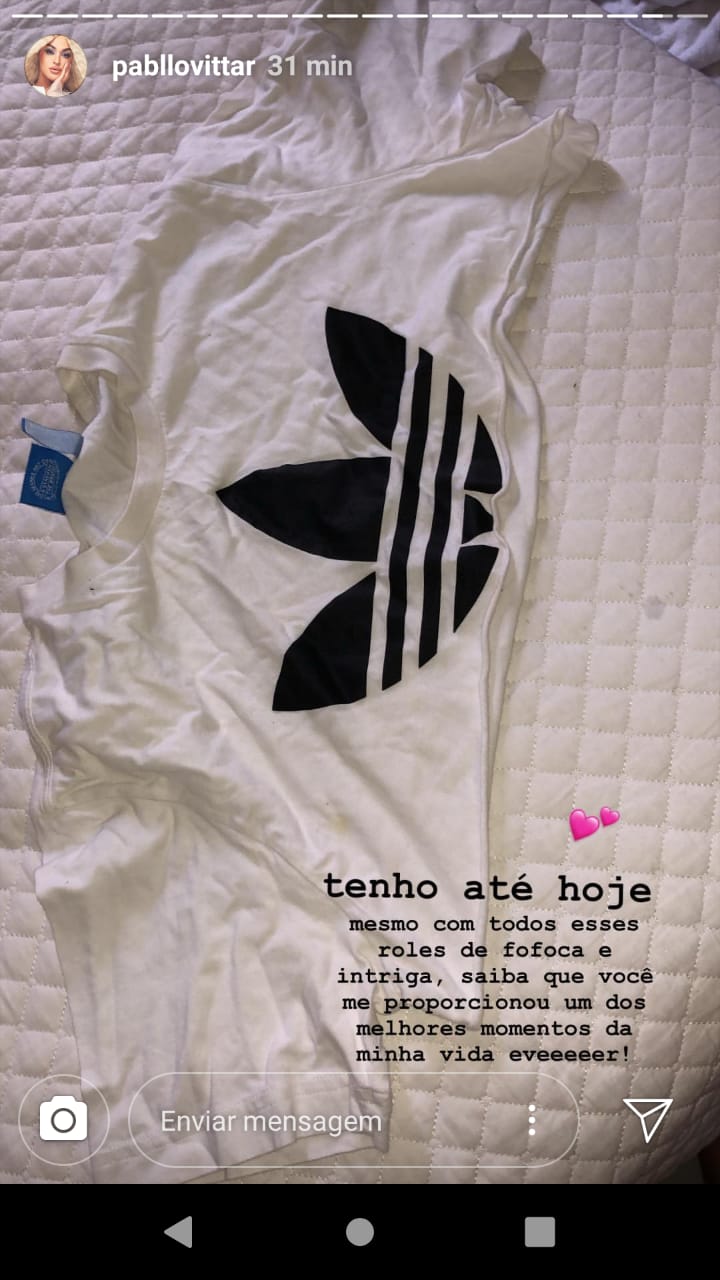 Stories de Pablo Vittar - Reprodução/Instagram