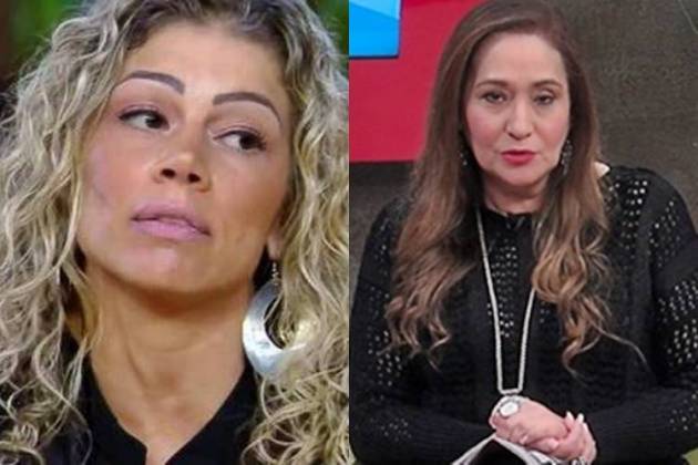 Catia Paganote e Sonia Abrão (Reprodução/RecordTV/RedeTV)