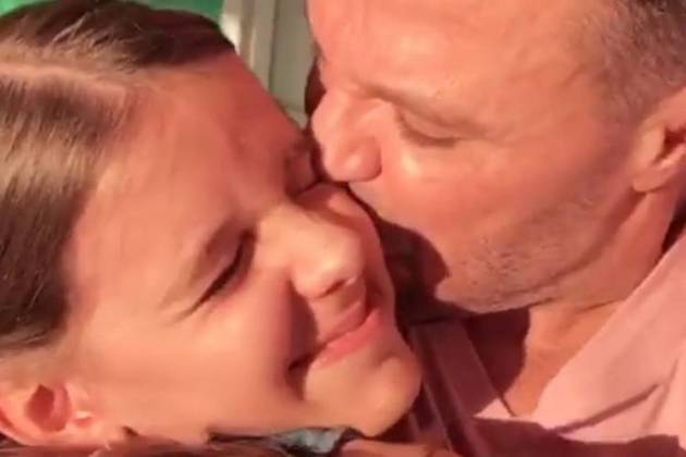 Eduardo Costa com a filha Duda Costa/Instagram