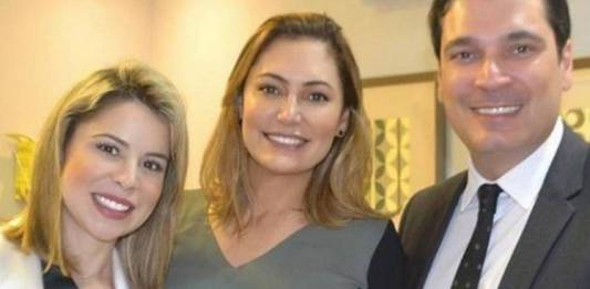 Priscilla Campelo, Michelle Bolsonaro e Regis Ramos - Reprodução/Instagram