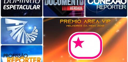 Prêmio Área VIP 2018 - Melhor Jornalistico