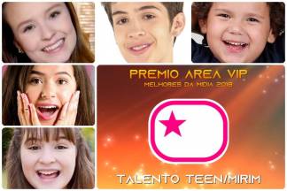 Prêmio Área VIP 2018 - Talento Teen - Mirim
