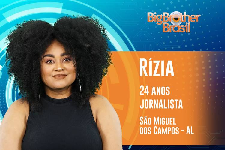BBB19 -Rízia (Reprodução/TV Globo)