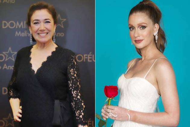 Lilia Cabral e Marina Ruy Barbosa (Paulo Belote/Raquel Cunha/TV Globo)