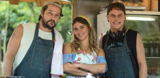 O Sétimo Guardião - Nicolau - Afrodite - Bebeto (Globo/Estevam Avellar)