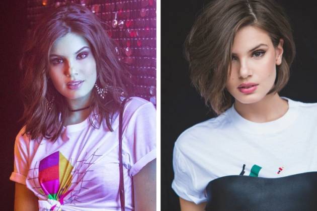 Camila Queiroz antes e depois/Reprodução Instagram