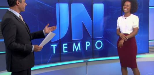 William Bonner e Maju Coutinho/Reprodução TV Globo