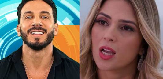 Gustavo e Nadja (Foto: Montagem Área Vip)