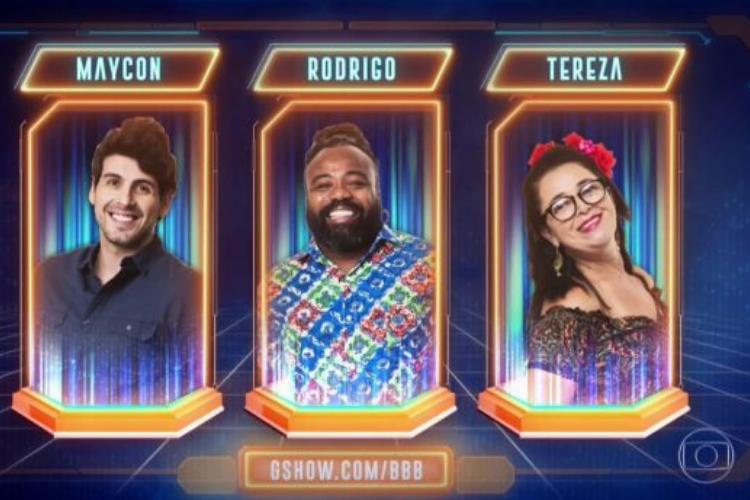 Paredão BBB19: Maycon, Rodrigo e Tereza; confira quem deve sair