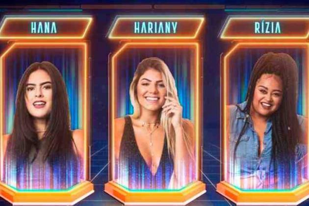 Hana, Hariany e Rízia Hana, Hariany e Rízia - Reprodução/TV Globo