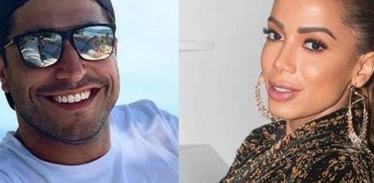Thiago e Anitta (Foto:Montagem Área Vip)
