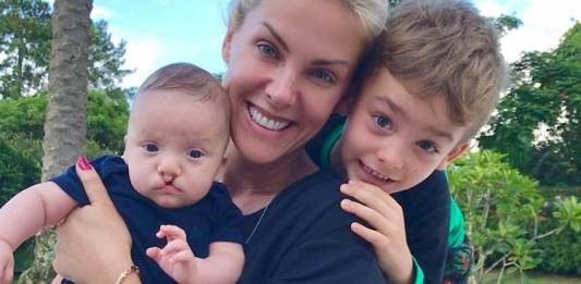 Ana Hickmann, o sobrinho e o filho/Reprodução Instagram