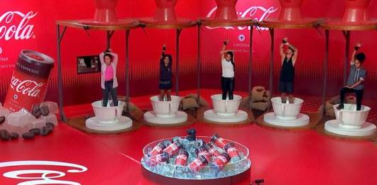 BBB19 - Prova do Líder Coca-Cola com Café Espresso (Reprodução/TV Globo)