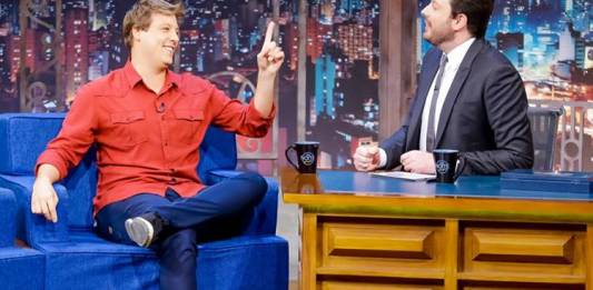 Fabio Porchat e Danilo Gentili (Gabriel Cardoso/SBT)