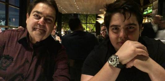 Faustão e João Guilherme/Reprodução Instagram