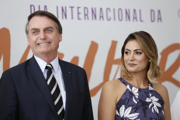 Michelle Bolsonaro e Jair/Reprodução Instagram