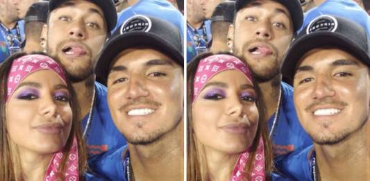 Neymar Anitta e Medina/Reprodução Instagram
