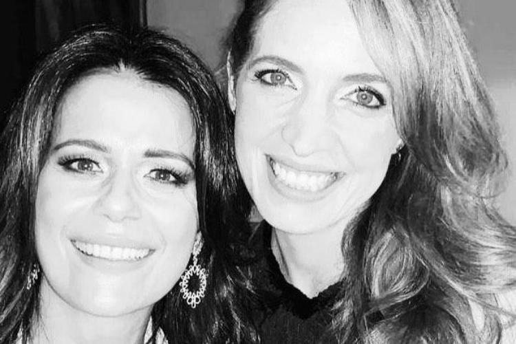 Adriana Araújo e Poliana Abritta celebram amizade