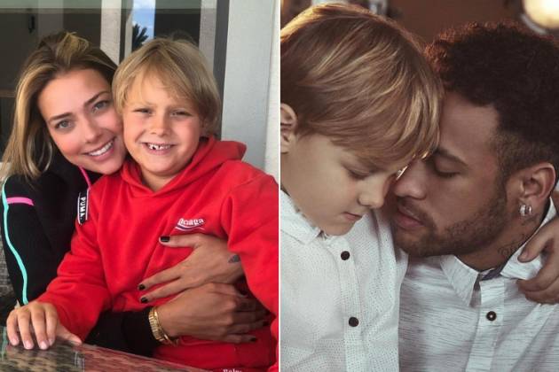 Carol, Neymar e Davi Lucca/Reprodução Instagram