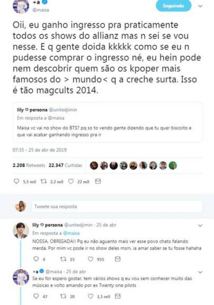 Comentário Maisa
