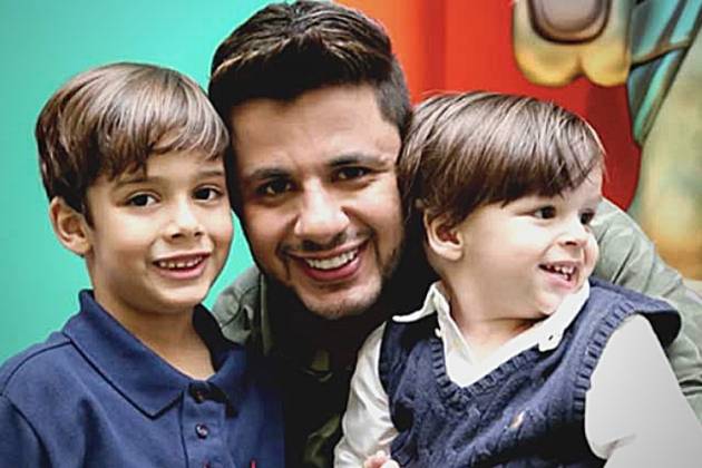 Cristiano Araújo e os filhos/Reprodução Instagram Cristiano Araújo e os filhos/Reprodução Instagram