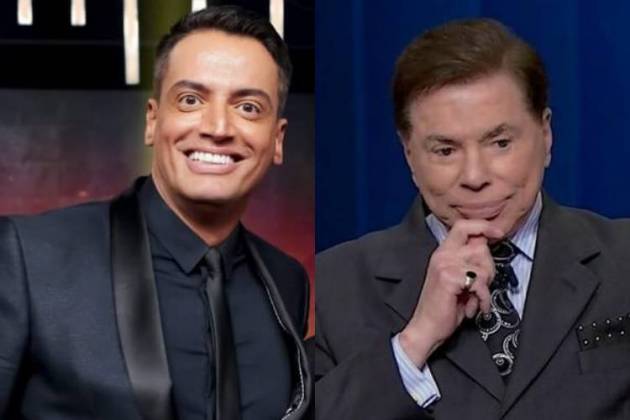Leo Dias e Silvio Santos