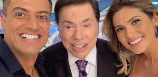 Leo Dias SIlvio Santos e Lívia Andrade/Reprodução Instagram