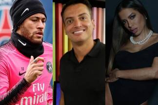 Neymar, Leo Dias e Anitta/Reprodução Instagram
