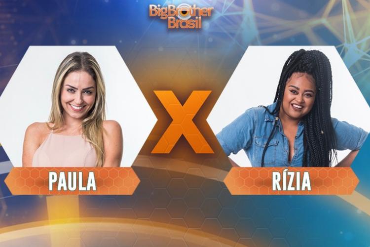 Paredão BBB19: Paula x Rízia; confira quem poderá sair do jogo