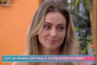 Paula no 'Mais Você' - Reprodução/Globo