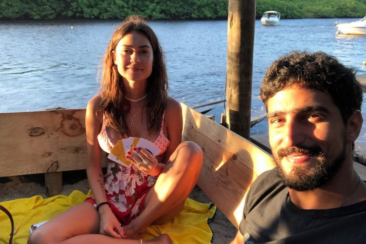 Renato Góes e a noiva Thaila Ayala/Reprodução Instagram