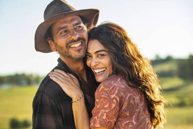 A Dona do Pedaço - Maria da Paz e Amadeu (Globo / João Miguel Junior)