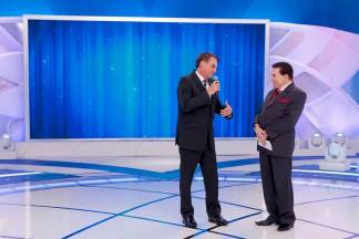 Jair Bolsonaro e Silvio Santos (Lourival Ribeiro/SBT)