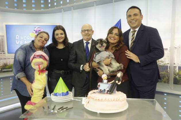 Fabiola Reipert comemora aniversario (Antonio Chahestian/Record TV)