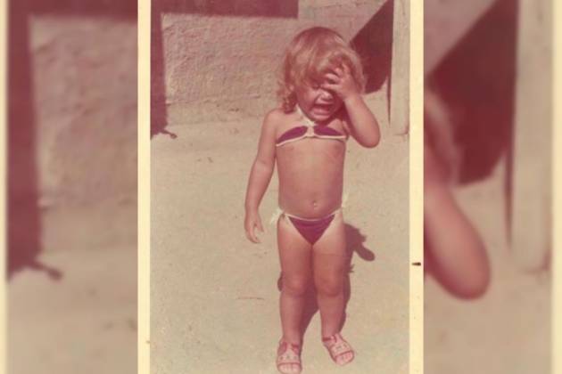 Flávia Alessandra quando criança - Reprodução/Instagram