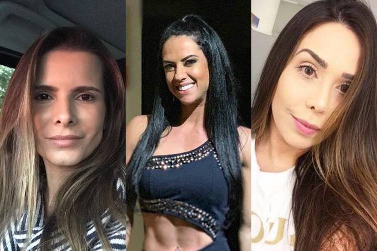Mulheres de sertanejos exibem looks exuberantes para show