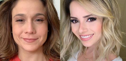 Fernanda Gentil e Sandy - Montagem/Área Vip