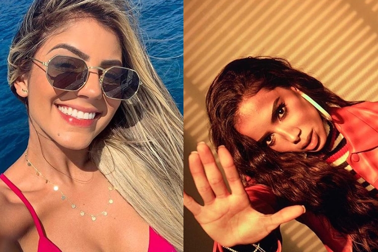 Ex-BBB Hariany tieta Anitta na web e internauta sugere cirurgia inusitada para a cantora