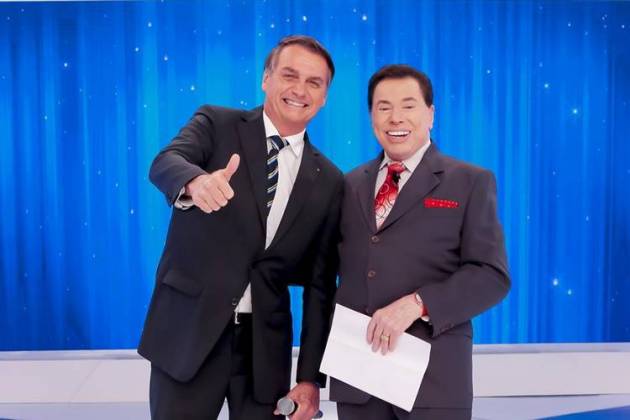 Jair Bolsonaro e Silvio Santos Jair Bolsonaro e Silvio Santos (Lourival Ribeiro/SBT)