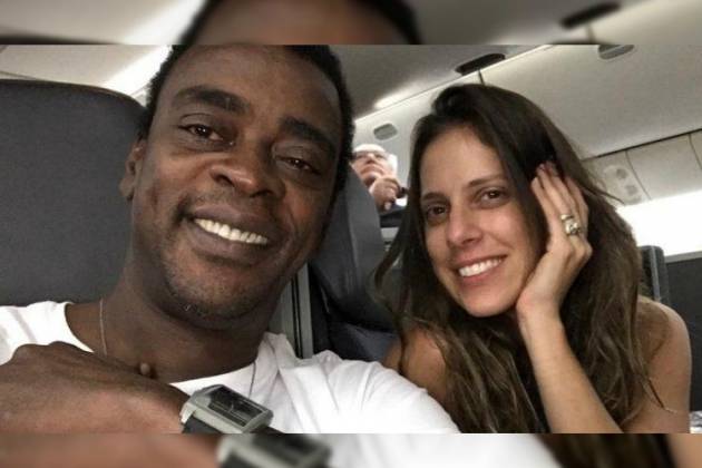 Seu Jorge e Karina Maluf - Reprodução/Instagram