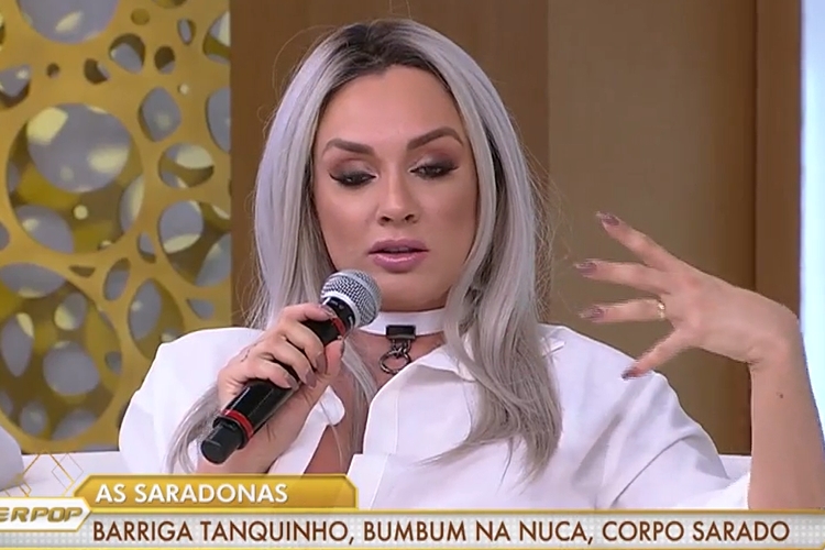 Modelo fitness Juju Salimeni - Reprodução/RedeTV