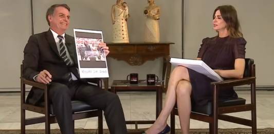 Luciana Gimenez e Jair Bolsonaro/Reprodução RedeTV